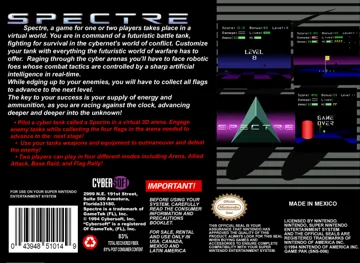 Spectre (USA) box cover back